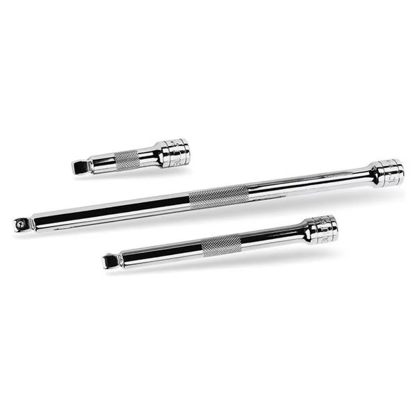 Powerbuilt® 3 pc 3/8in Drive Wobble Extension Bar Set - 640857, Alltrade Tools, Mfr#: 640857